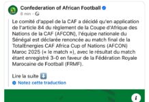 FINALE CAN 2025 : Après 129 600mn de jeu, soit 3 mois après le sacre des Lions de la Teranga, la CAF donne la Coupe en aumône au Maroc